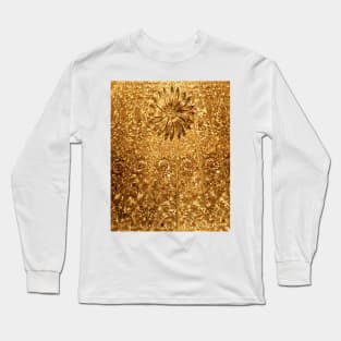 Golden Glamour Bling Bling Long Sleeve T-Shirt